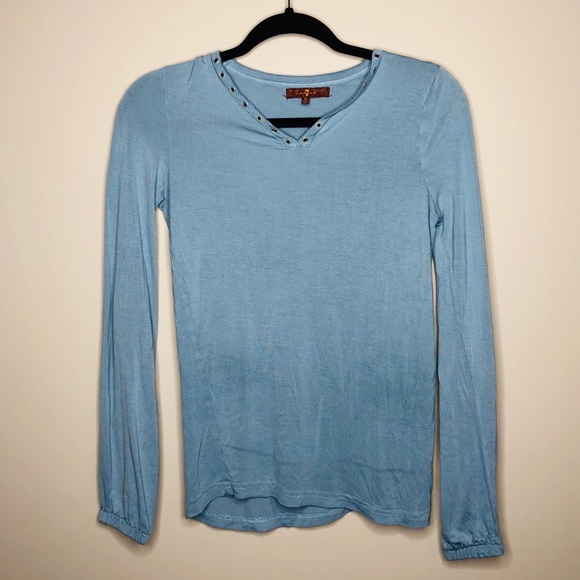 7 for all mankind SFAM long sleeve top XL teen - Picture 1 of 4